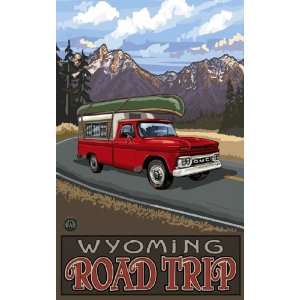  Northwest Art Mall Pickup Road Trip Wyoming Artwork by 