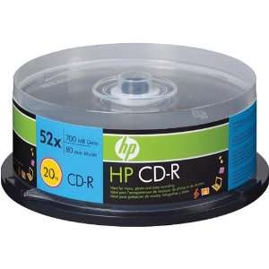  HP CDR 52x 20 Pack Electronics
