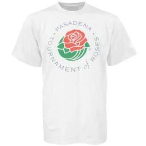  Pasadena Tournament of Roses White Circle Logo T shirt 