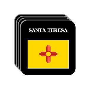 US State Flag   SANTA TERESA, New Mexico (NM) Set of 4 Mini Mousepad 