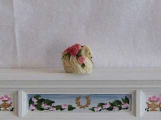 Swan Pink Roses Dollhouse Bonnie Franklin & Friends NEW  
