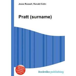  Pratt (surname) Ronald Cohn Jesse Russell Books