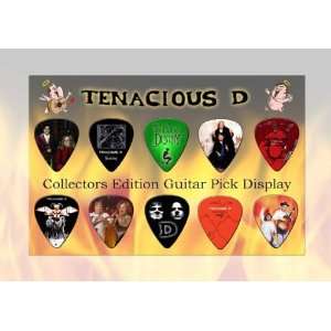  Tenacious D Premium Celluloid Guitar Picks Display A5 