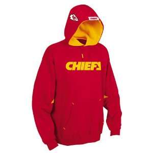  Kansas City Chiefs NFL Helmet Hooded Fleece Pullover (Red 