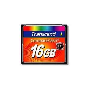  Transcend 16GB CompactFlash Card   133x TS16GCF133 