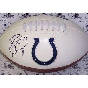   Hand Signed Indianapolis Colts Commemorative Football 