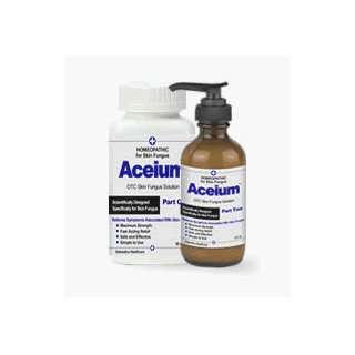  Aceium Skin Fungus Control (Topical Spray 4 floz & 60 Caps 