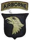 US Army Multicam 101st Airborne Screaming Eagle Velcro Uniform Patch w 