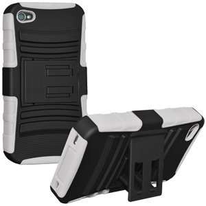  Apple iPhone 4 4S Shell Combo Tough Case with Kickstand 