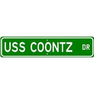  USS COONTZ DDG 40 Street Sign   Navy Ship Gift Sailor 