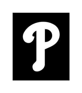Philadelphia Phillies P Logo Helmet Stickers 2 #3hh  