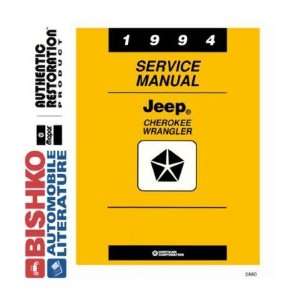  1994 JEEP CHEROKEE WRANGLER Shop Service Manual CD 
