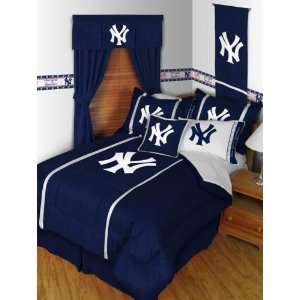  New York Yankees Sidelines Comforter Red Sports 