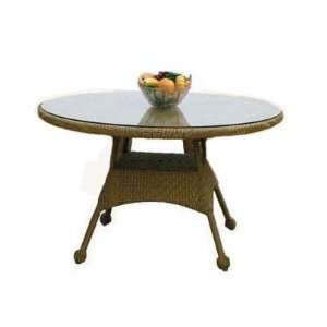 North Cape International Catalina Dining Table 48 inch round with hole