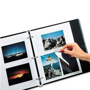  C Line  Redi Mount Photo Sheets, 3 Hole Punched, 11 x 9 