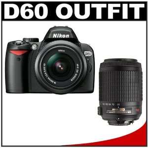  Nikon D60 Digital SLR Camera with 18 55mm AF S VR Zoom Lens + Nikon 