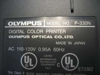 Olympus P 330N Color Dye Sublimation Desktop Photo/Photograph Printer 