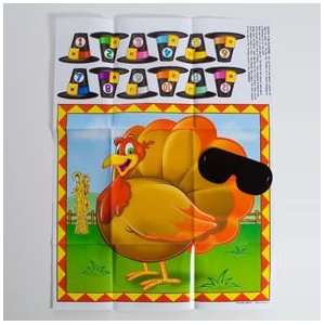  Pin The Hat On The Turkey Game Seasonal out Toys & Games