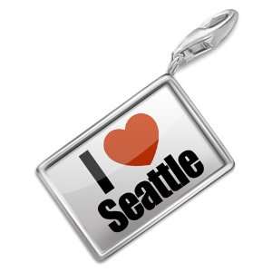 FotoCharms I Love Seattle region Washington, United States   Charm 