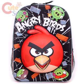 Rovio Angry Birds Backpack 3D Eblems Figure Custume Bag 2