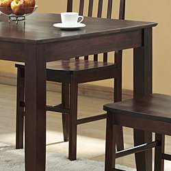 Abigail 48 inch Solid Wood Espresso Dining Table  