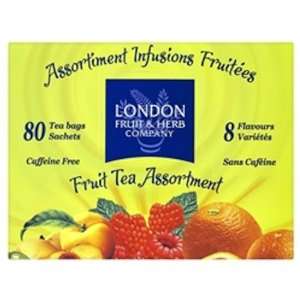 London Fruit And Herb Teas, Fruit Assortment, 80 Count Box