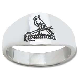   Silver St Louis Cardinals Enamel Ring NEW GEMaffair Jewelry