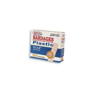  Preferred Pharmacy Plastic Bandage Strips 3/4x3 Inch 100 