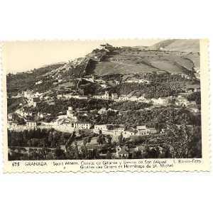    1950s Vintage Postcard Sacro Monte   Granada Spain 