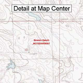   Map   Bowen Ranch, South Dakota (Folded/Waterproof)