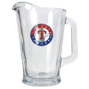  Texas Rangers MLB 60oz Glass Pitcher   Primary Logo 