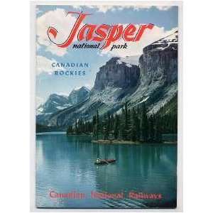   Railways JASPER National Park 1955 Booklet Rockies 