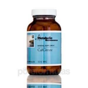  Metabolic Maintenance Calcium Citrate 225mg 120 Capsules 