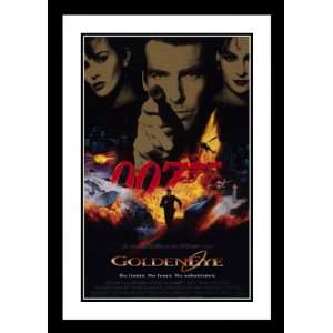  Goldeneye Framed and Double Matted 32x45 Movie Poster 