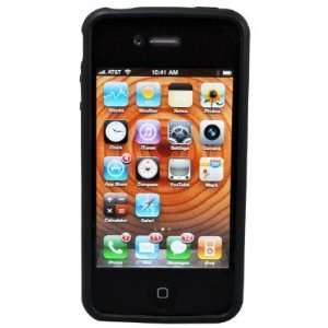  Bumper Skin Case for Apple iPhone 4 and 4G   4 Pack (Black 