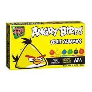 Angry Birds Fruit Gummies 3.5 oz. Yellow Theater Box 12 Count