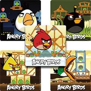 Angry Bird Stickers   75 Stickers   5 Styles   2 1/2 Each  Toys 