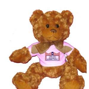  HAVE YOU HUGGED A VETERAN TODAY? Plush Teddy Bear with 