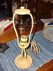 antique small cast iron aladdin lamp electric 