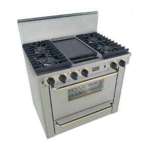  Five Star TTN3317BSW 36In Stainless Steel Freestanding Gas 