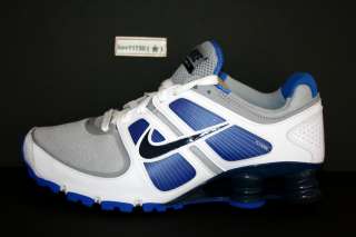 AUTHENTIC Nike Shox Turbo II White Grey nz Blue men sz  