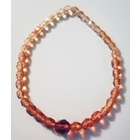 Cubozoa Copper colored bead bracelet