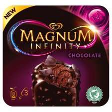 Magnum Infinity Chocolate 3 X 100Ml   Groceries   Tesco Groceries