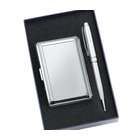   GC 33 Gift Set with Ballpoint Pen and Card Case with Shiny Border