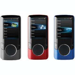 coby red 4 gb  mp4 player with fm radio