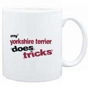  Mug White  MY Yorkshire Terrier DOES TRICKS  Dogs 
