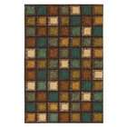 Townhouse Rugs Embrace Teal Multi 8 Feet by 10 Feet Area Rug
