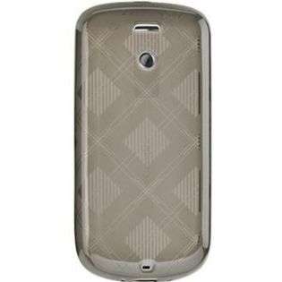 HTC T Mobile myTouch 3G/Magic Crystal Clear Skin Case (Smoke Checkered 