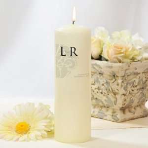  Ivory Simply Chic Unity Candle