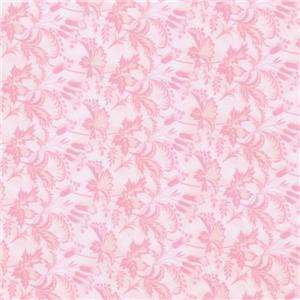   Marianne Elizabeth Floral Rose Quilt Quilting Fabric Pink Flowers Tone